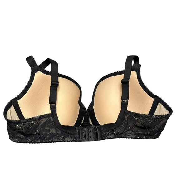 Wacoal Bra Lace Finesse Contour Full Coverage Bra Size 36C Black 853201 - Picture 3 of 6